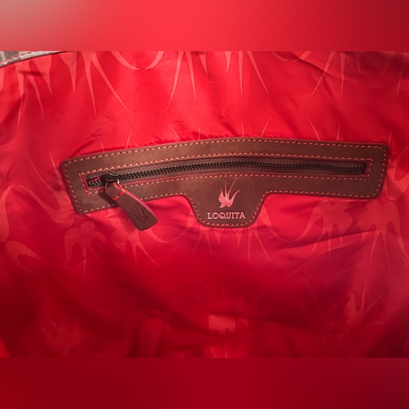 Loquita tote travel bag with abstract print new with tags designer - Picture 4 of 5